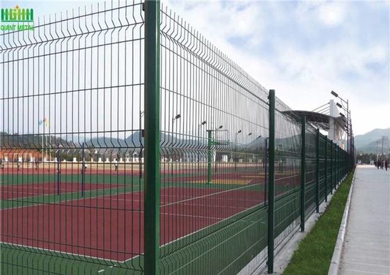 Het verouderen Bestand PE Met een laag bedekte L2.5m V Mesh Security Fencing