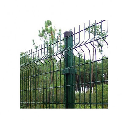 Metalx Fabrieksprijs Goedkoop Groen/Zwart PVC bedekt buitentuin 3D Curved Welded Bending Perimeter Security Wire/V Mesh
