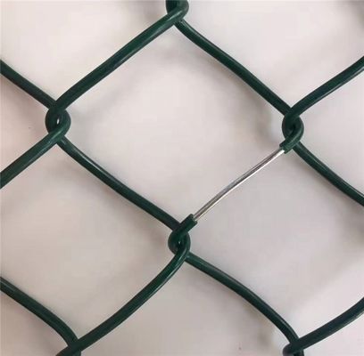 PVC-gecoate ketenverbindingshekpanelen in zwart voor traliespoorten