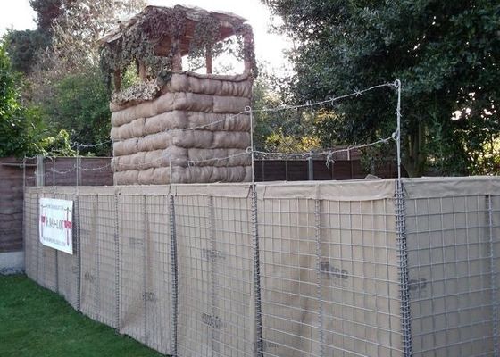 de 100*100mm Gegalvaniseerde Verdedigingshesco-Muur van de Barrièreontploffing