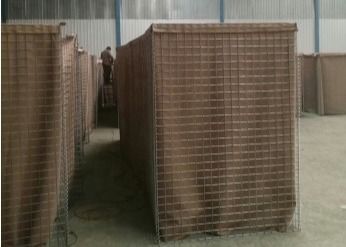 Het zinkaluminium bedekte 75*150mm Hesco de Muur van de Barrièreontploffing met een laag
