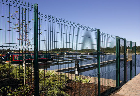 Gegalvaniseerde poeder beklede stalen tuin hek deur buisvormige dubbele poort waterdicht 3D-model voor woonruimte