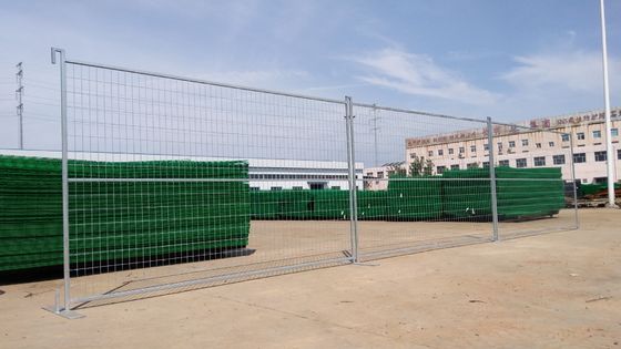 Amerikaanse markt standaard 6 x 12 ft gegalvaniseerde tijdelijke keten schakel hek panelen voor bouwplaats