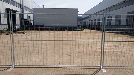 Amerikaanse markt standaard 6 x 12 ft gegalvaniseerde tijdelijke keten schakel hek panelen voor bouwplaats