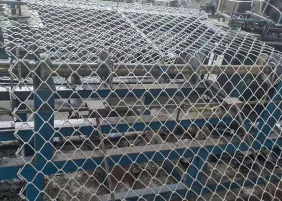 HDG 50x50mm 3.0mm Diamond Chain Link Fence 1.5m Hoogte