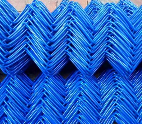 PVC-gecoate ketenverbindingshekpanelen in zwart voor traliespoorten