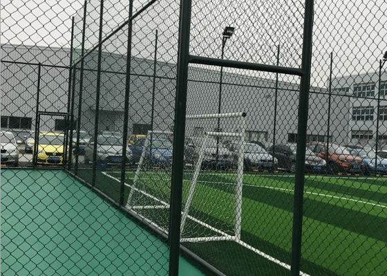 8 ft hoog x 25 ft rollen Pvc gecoat Diamant vorm draadmaas staal gegalvaniseerd keten schakel hek