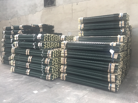 Gebiedsomheining 0.8m Lang Staal Beslagen T Post 0,95 1,25 1.33lb/Ft
