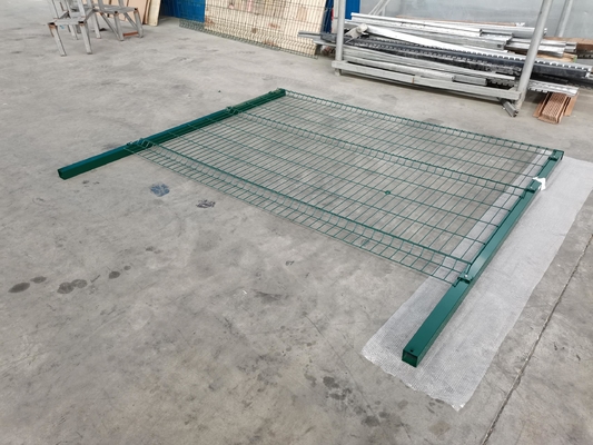 Gekrompen gelast draadnet warm gedompeld 3d gebogen driehoek gebogen hek