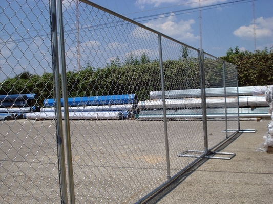 Van de Projectendiamond chain link fence american van de veiligheidsbouw Burgerlijke Tijdelijke werkkracht 3mm