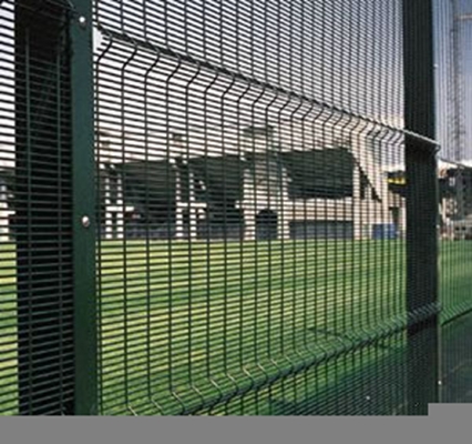 Gegalvaniseerd gespannen 358 mesh omheining poeder bekleed buitenkant